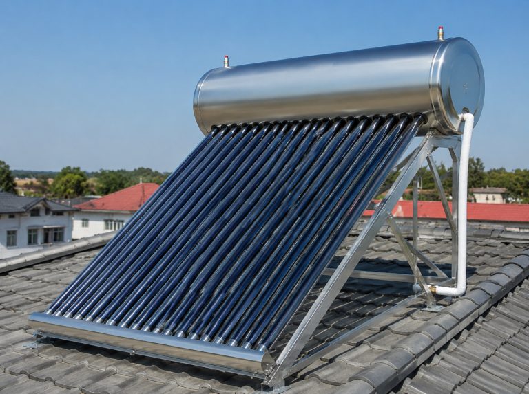 新县家用一体式真空管太阳能热水器